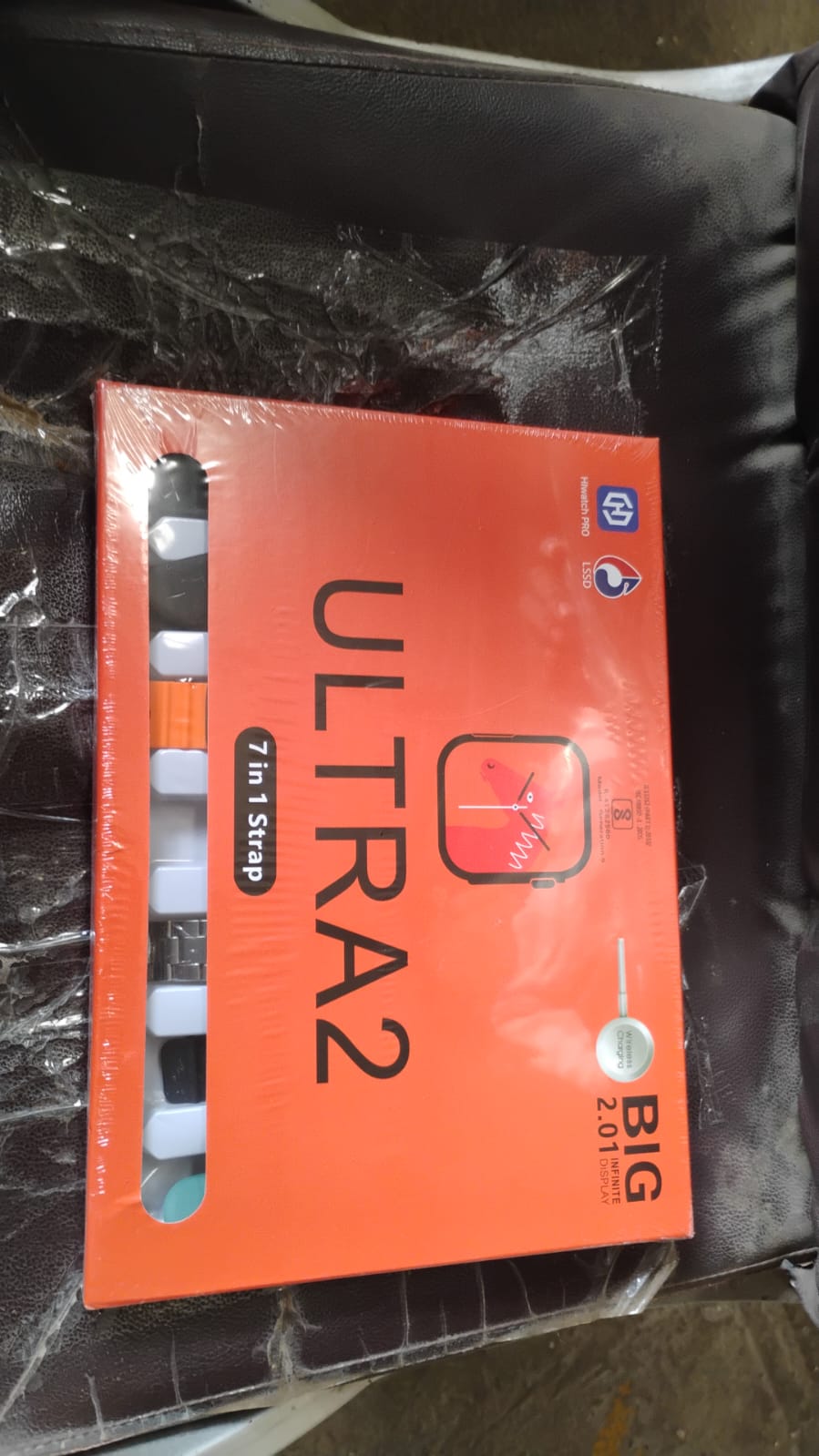 7 in 1 Ultra Smart watch Combo with Seven Classic Straps & Transparent Screen Guard (1 Set / Mix Color) 7 in 1 Ultra Smart watch Combo with Seven Classic Straps & Transparent Screen Guard (1 Set / Mix Color)